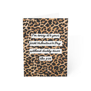 First Valentine's Day Without Daddy Card