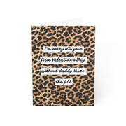 First Valentine's Day Without Daddy Card